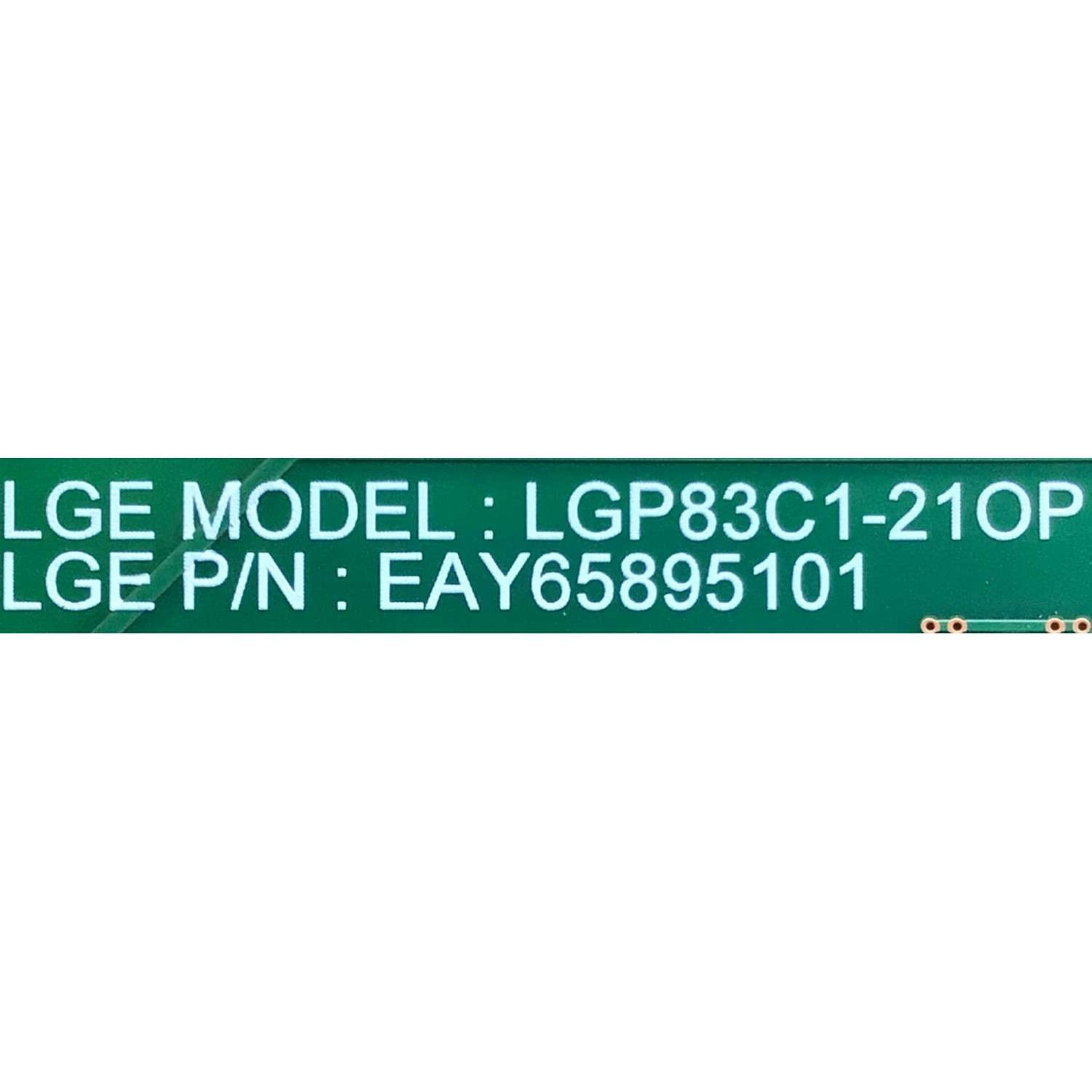 FUENTE DE PODER PARA TV LG OLED / NUMERO DE PARTE 65895101 / EAY65895101 / LGP83C1-21OP / 3PCR02925A / LGP83C1-210P / EPCA80CB2A / PANEL LE830AQD (EP)(A1) / MODELO OLED83C1PUA / OLED83C1PUA.BUSWLJR - Imagen 2